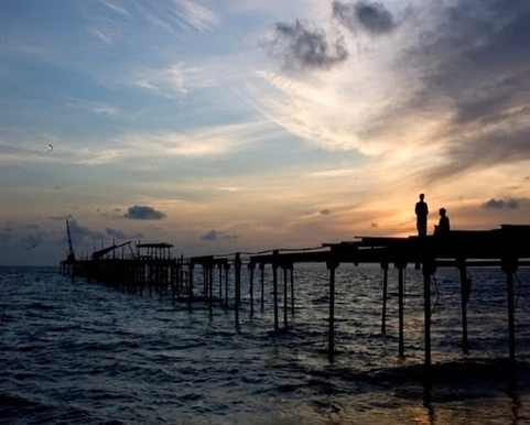 Sunset at Alappuzha Beach