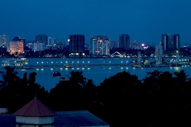 Cochin City at Night Cochin City at Night