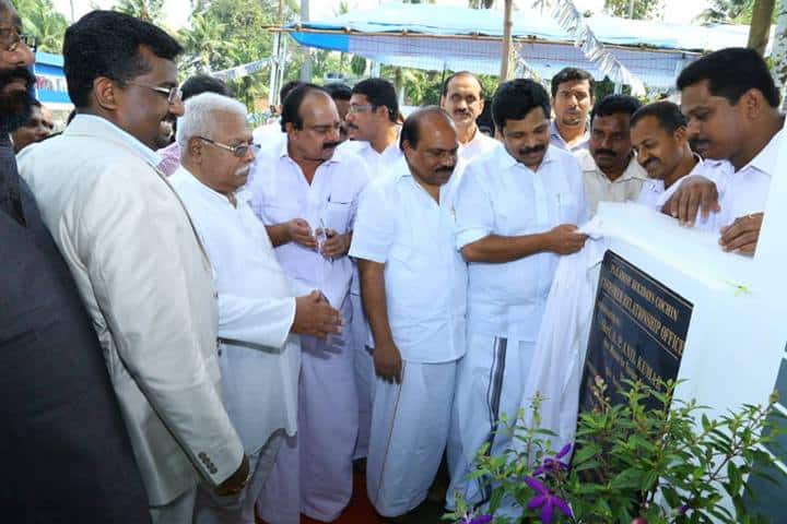 Unveiling of Customer Relationship Office Naming Stone