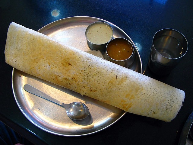 Dosa with Chutney