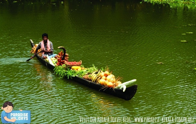 Villager on Country boat