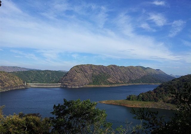 Idukki arch Dam view