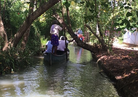 Narrow canals at Munroe Island