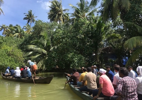 Travelling through Munroe Island