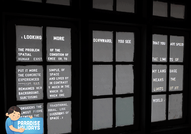 Window panes with Words Window panes with Words