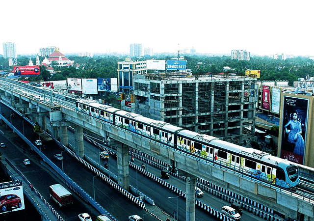 Top View of Kochi Metro Top View of Kochi Metro