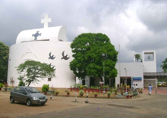 St. Gregorios Orthodox Church Parumala on the banks of Pampa River