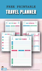 Free Printable Travel Planner - Paradise Holidays - Blog