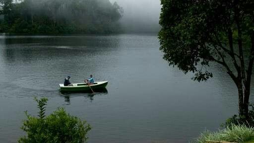 Tourists enjoying boating at Gavi Lake – Kerala eco-tourism experience