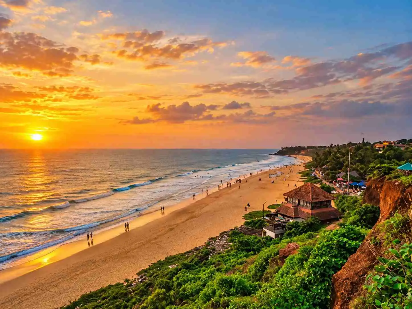 Varkala Beach (Papanasam Beach)