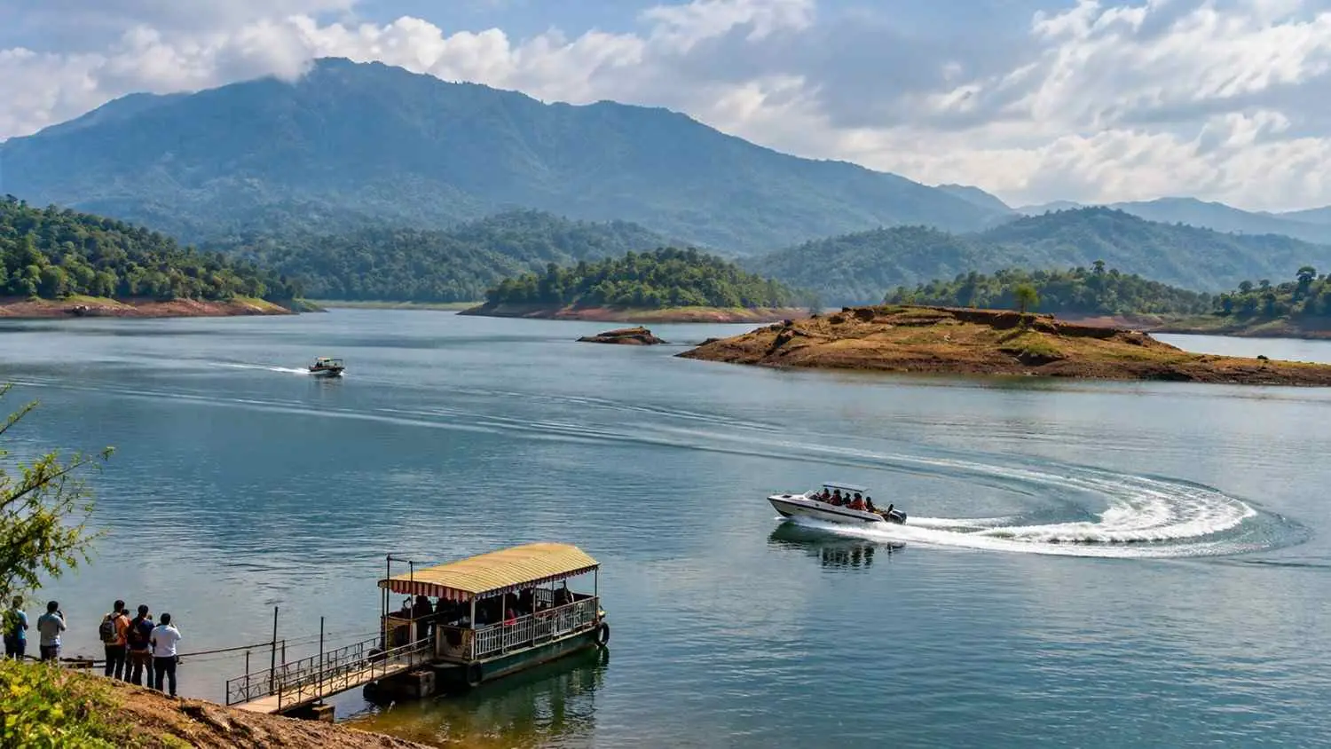 Boating at Banasura Sagar Dam