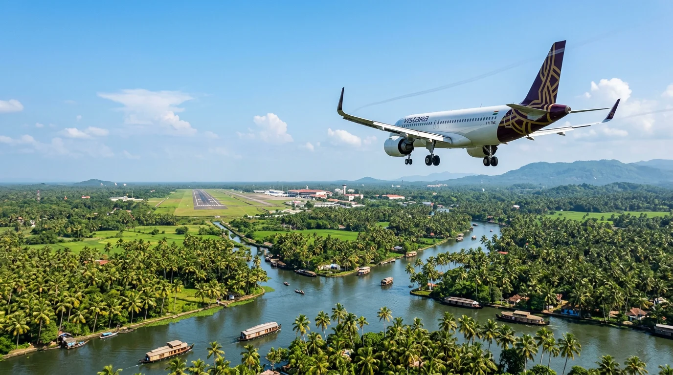 How to Reach Kochi by Flight - Cochin International Airport